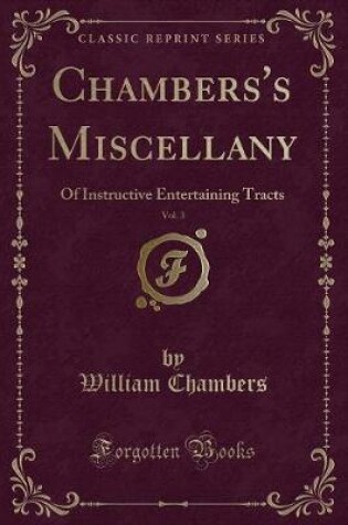 Cover of Chambers's Miscellany, Vol. 3