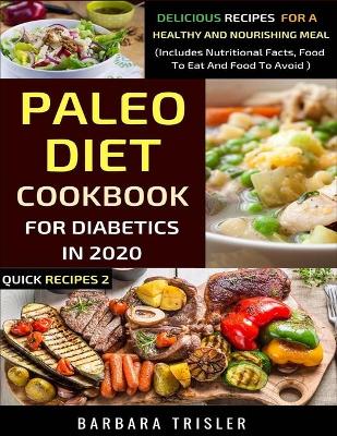 Book cover for Paleo Diet Cookbook For Diabetics In 2020