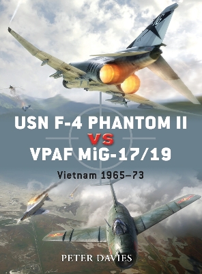 Book cover for USN F-4 Phantom II vs VPAF MiG-17/19