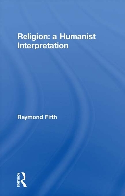 Book cover for Religion: A Humanist Interpretation