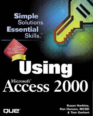 Book cover for Using Microsoft Access 2000