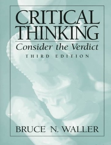 Book cover for Critical Thinking Consider Verdict