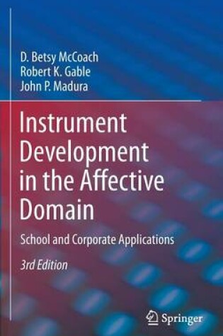 Cover of Instrument Development in the Affective Domain