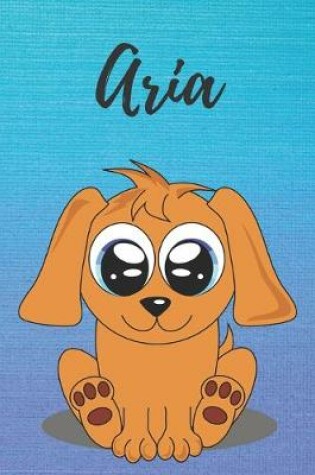 Cover of Aria dog coloring book / notebook / journal / diary