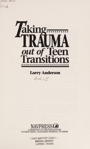 Book cover for Taking Trauma Out of Teen Transitions