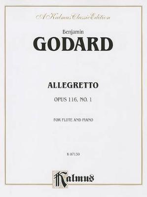 Cover of Allegretto for Flute and Piano, Op. 116