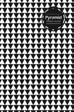 Cover of Pyramid Lifestyle Journal, Creative, Write-in Notebook, Dotted Lines, Wide Ruled, Medium Size (A5), 6 x 9 Inch (Black)