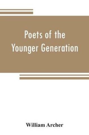 Cover of Poets of the younger generation