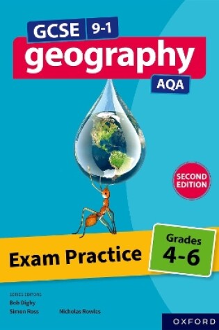 Cover of GCSE 9-1 Geography AQA: Exam Practice: Grades 4-6 Second Edition