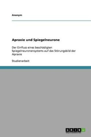 Cover of Apraxie und Spiegelneurone