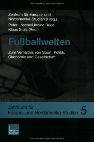 Cover of Fussballwelten