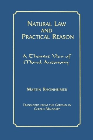 Cover of Natural Law and Practical Reason