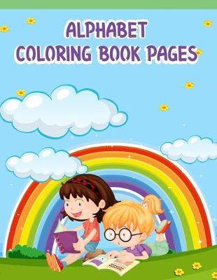 Book cover for Alphabet Coloring Book Pages