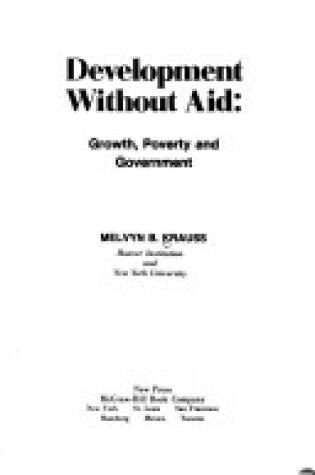 Cover of Development Without Aid