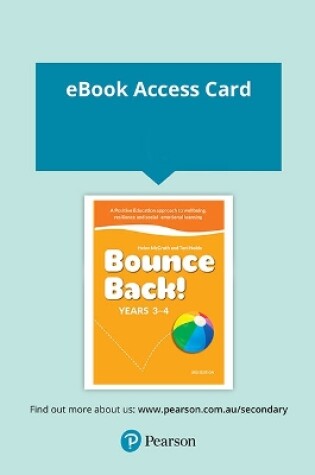 Cover of Bounce Back! Years 3-4 eBook (Access Card)