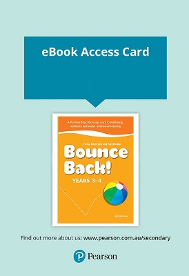 Book cover for Bounce Back! Years 3-4 eBook (Access Card)