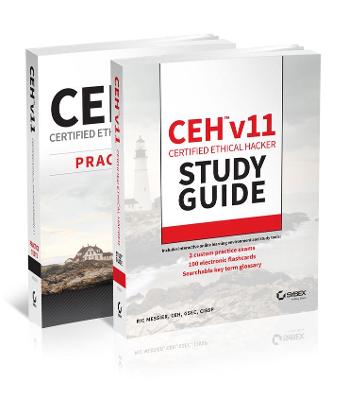 Book cover for CEH v11 Certified Ethical Hacker Study Guide + Practice Tests Set