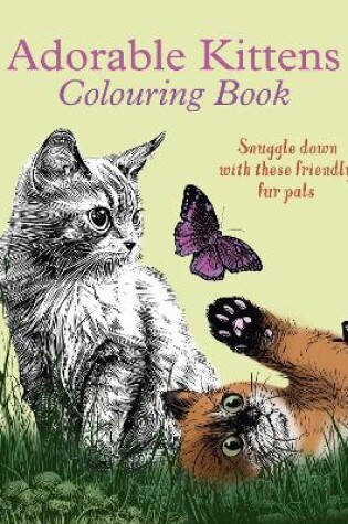 Cover of Adorable Kittens Colouring Book