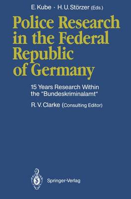 Book cover for Police Research in the Federal Republic of Germany
