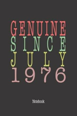 Cover of Genuine Since July 1976