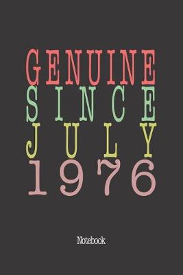 Book cover for Genuine Since July 1976