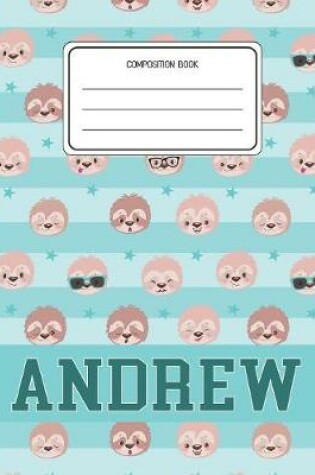 Cover of Composition Book Andrew