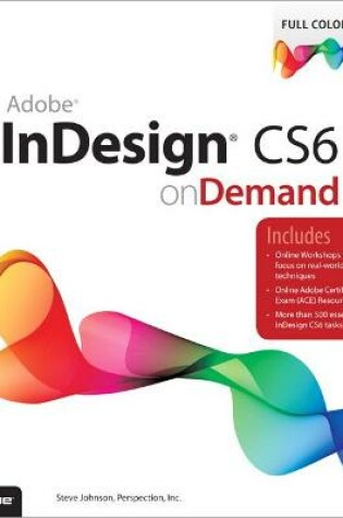 Cover of Adobe InDesign CS6 on Demand