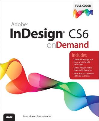 Book cover for Adobe InDesign CS6 on Demand