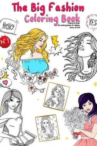 Cover of The Big Fashion Coloring Book