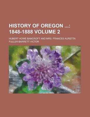 Book cover for History of Oregon Volume 2