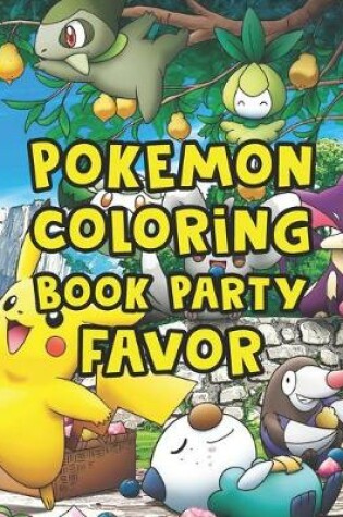 Cover of Pokemon Coloring Book Party Favor