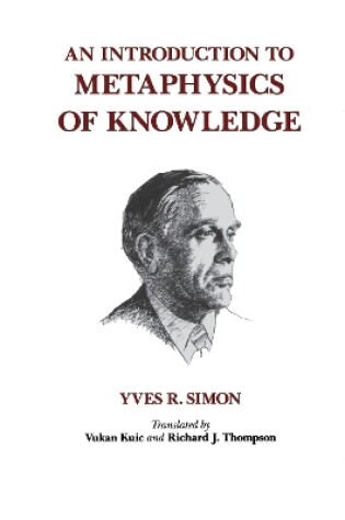 Cover of An Introduction to Metaphysics of Knowledge