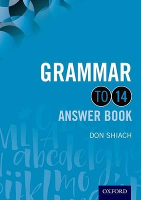 Book cover for Grammar to 14 Answer Book