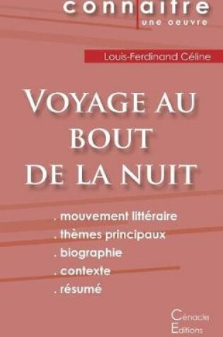 Cover of Fiche de lecture Voyage au bout de la nuit de Louis-Ferdinand Celine (Analyse litteraire de reference et resume complet)