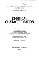 Book cover for Chemical Characterisation