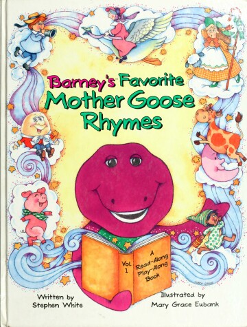 Book cover for Barney's Favorite Mother Goose Rhymes