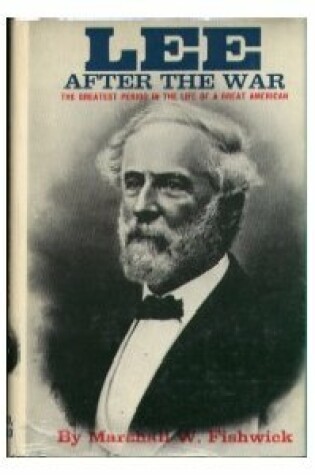 Cover of Lee after the War.