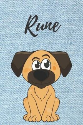 Cover of Rune Hunde Tagebuch / Notizbuch / Malbuch / Journal / DIN A5 / Geschenk