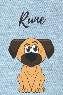 Book cover for Rune Hunde Tagebuch / Notizbuch / Malbuch / Journal / DIN A5 / Geschenk