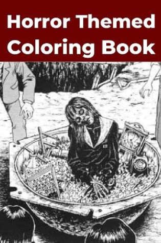 Cover of Horror Themed Coloring Book