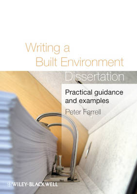 Book cover for Writing a Built Environment Dissertation