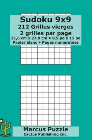 Cover of Sudoku 9x9 - 212 Grilles vierges