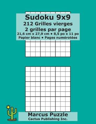 Book cover for Sudoku 9x9 - 212 Grilles vierges