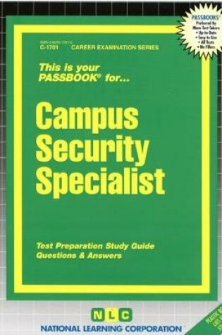 Cover of Campus Security Specialist