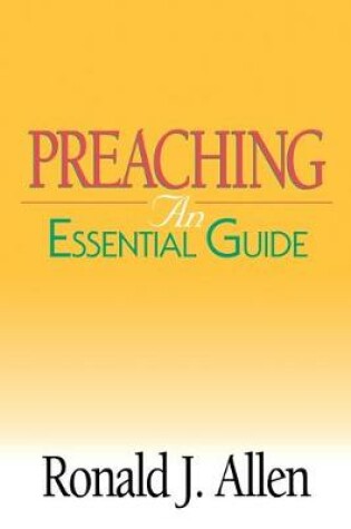 Cover of Preaching an Essential Guide