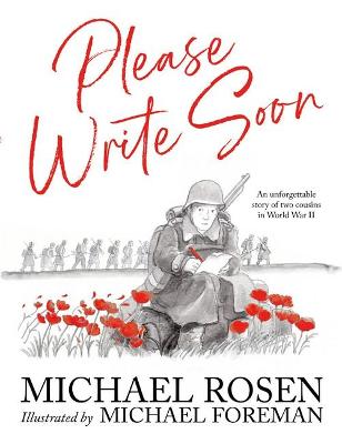 Book cover for Please Write Soon: an Unforgettable Story of Two Cousins in World War II