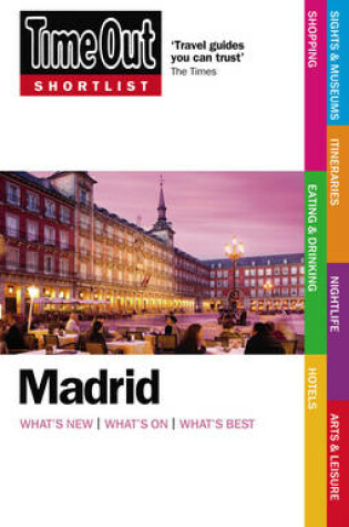 Cover of Time Out Shortlist Madrid 1st edition