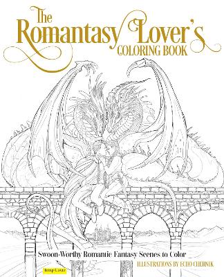 Book cover for The Romantasy Coloring Book