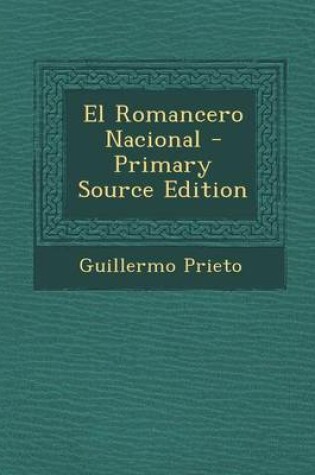 Cover of El Romancero Nacional
