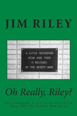 Book cover for Oh Really, Riley?